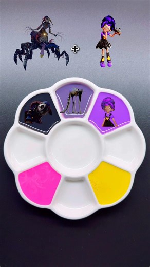 Poppy Playtime 5 Color Mixing (part 18) #satisfying #colors #colormixing #games