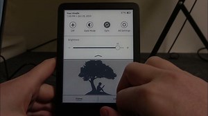 How to Change Display Brightness on AMAZON Kindle Touch 11 | E...
