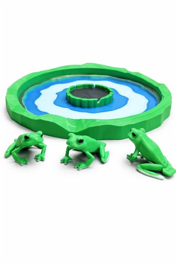 Frog Jump Game - 3D Printed Pond Game for Kids & Family Fun - Etsy