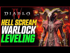 BEST FIRE WARLOCK LEVELING GUIDE (1-70) // Diablo 4 HELLSCREAM Warlock Guide