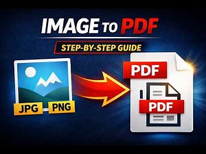 How To Convert Image to PDF File | (JPG & PNG to PDF – Easy & Free)