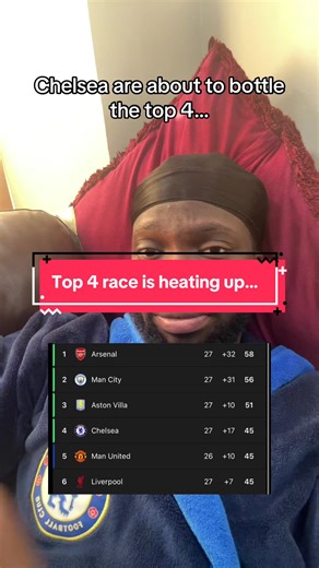 This is a disgrace #fyp #chelsea #top4 #premierleague #footballtiktok