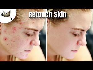 How to Retouch Skin in GIMP Using G’MIC (Remove Acne & Redness)