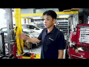 【エーミングの前提条件】ミリ波レーダーのADASキャリブレーション作業におけるフレーム寸法とボディセンター計測の重要性　FDM 3WAY多機能ADASリフト