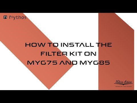 How to install the filter kit on MYG75 and MYG85