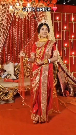 The most beautiful Bride you’ll see today 😍❤️ #shorts #viral #BengaliWedding #indianwedding #wedding