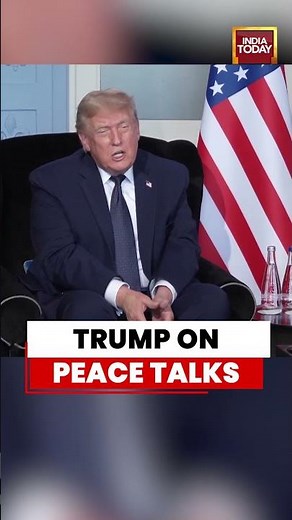 Trump On Ukraine Peace Talks: Says Putin And Zelenskyy Open To Ending War #russia #trump