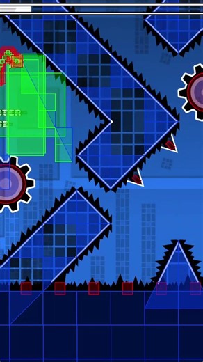 Geometry Dash using a track pad on a Logitech K400