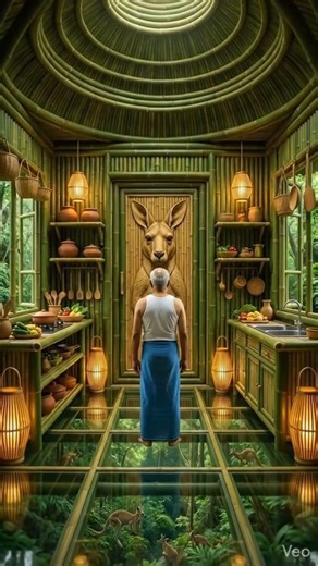 I created a secret bamboo house in the jungle ep 4