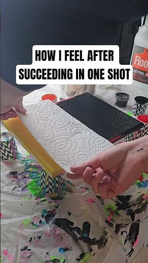 THE EASIEST TECHNIQUE EVER - Swipe Acrylic Pour Tutorial