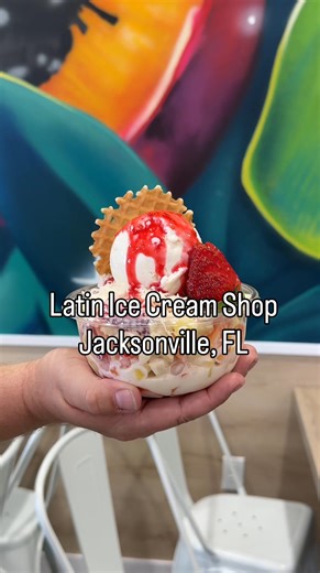 This Latin Ice cream shop @Guanabana has it all and this Saturday they have $1 scoops to celebrate their 1st anniversary in their new shop. From ice cream flavors made in house like Death by chocolate, Colombian coffee, banana peanut butter, Guanabana, durian, and ube to affogatos to sundaes topped with 6 different fruits plus mozzarella cheese the options never end. And it doesn’t stop there! They have 30 ice pop flavors. They even have fairly free cappuccino fudge ice cream. There’s something 