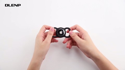 for Airtag Dog Collar Holder, Air Tag Protective Cat Airtag Dog Collar,Silicone AirTags GPS Tracking Accessories,Air Tags with Bone Pattern (1 Pack(Black))