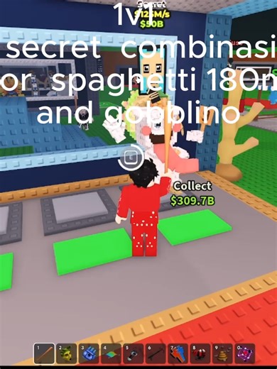 #roblox #stealabrainrot #1v1 #pvp 1v1 pvp la secret combinasion for spaghetti 180m and goblino