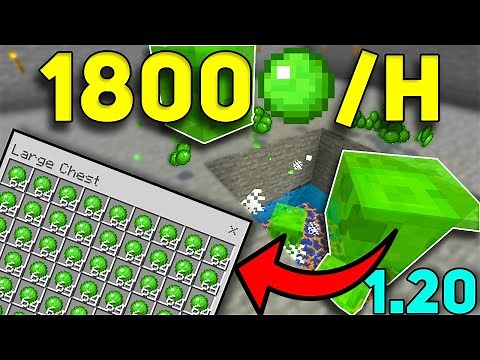 INSANE SLIME FARM In MINECRAFT BEDROCK 1.20!