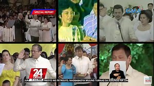 Where did former Philippine presidents hold their inauguration?