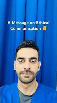 A Message on Ethical Communication #ethics #communication #dha #radiology #radiography #dubai
