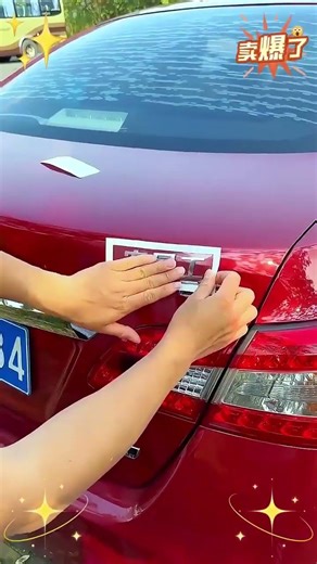Install this 3D text car decal and you'll be the coolest kid on