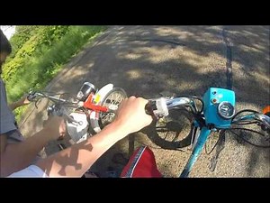 Honda Express Vs. Demm Smily Moped!!!