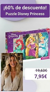 🔥 ¡60% de descuento! | Puzzle Disney Princess 🔥