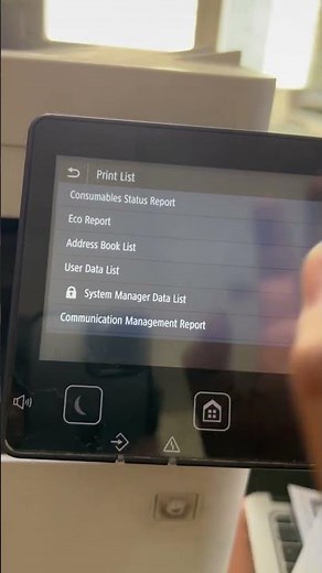 How to Print Supply Status Report Or Consumables Status Page Canon MF643CDW
