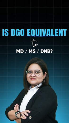 👨‍⚕️ Conceptual OBS-GYN 🌟 on Instagram: "What about DGO? Here’s the clarity. 👩‍⚕️ DGO is a 2-year course and is not equivalent to MD/MS or primary DNB. To make it equivalent, you must clear PDCET and complete Secondary DNB. Only then do you become eligible for NEET SS and FNB. If your branch is clear and you don’t want to take a drop year, DGO is a practical option — with a planned pathway ahead. — Dr. Raina Chawla . . #DGO #SecondaryDNB #OBGEducation . . [ DGO explained, Dr. Raina Chawla, DG