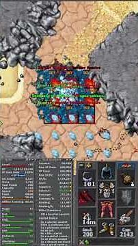 BURSTER SPECTRE - EK SOLO TIBIA #tibia #mmorpg #gaming #gameplay #games #shorts #gameshorts