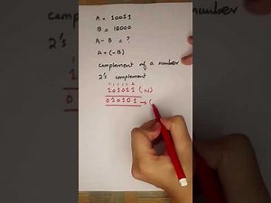 2's Complement of a Number | Digital Logic Design | 2's Complement Example