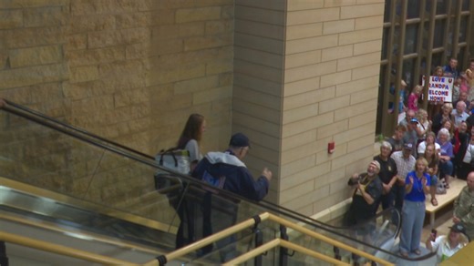 27K views · 712 reactions | Wednesday night, 118 local veterans were cheered when they returned from Washington, D.C. from the second Western ND Honor Flight this week. https://www.kfyrtv.com/2025/09/25/supporters-welcome-back-second-western-nd-honor-flight-this-week/ | KFYR-TV | Facebook