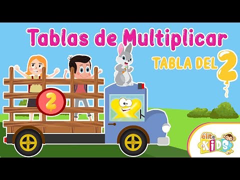 Canciones para aprender TABLAS DE MULTIPLICAR- Tabla del 2 | Elite Kids