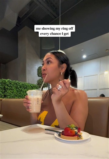 Pear Engagement Ring: Me Showing My Ring Off Every Chance I Get