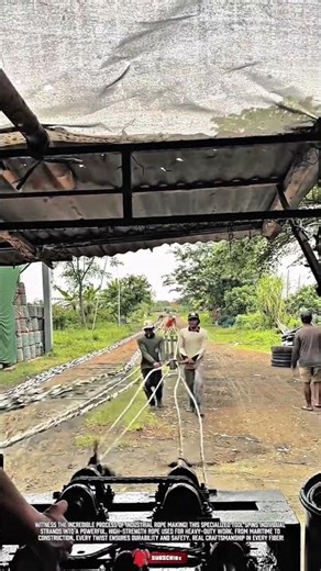 Heavy-Duty Rope Spinning Tool for Industrial Work