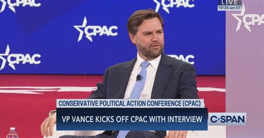 Vice President Vance Addresses CPAC