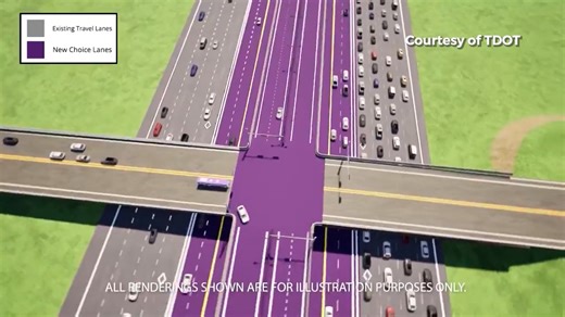 Public comment meetings on TDOT ‘Choice Lanes’ in Rutherford, Davidson counties