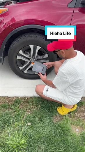 Upgraded Portable Car Jump Starter, 4000A Car Battery Jump Starter with 150PSl Tire Inflator, 12V Car Battery Jump Starter, 15000mAh Power Bank, with LED Light, Mother's Day gift#@ Hieha Life#foryoupageofficiall #foryou