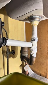 Kitchen drain repipe #reels #plumber | Kenco Plumbing & Drains