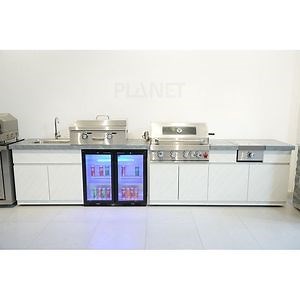 [Hot Item] Unassembled Prefabricated Modular Outdoor Kitchen Stainless Steel Outdoor Kitchen Cabinet