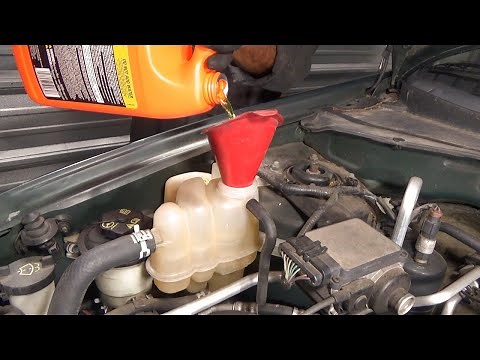 Refilling the cooling system (2001-2012 Ford Escape, Mazda Tribute, Mercury Mariner)
