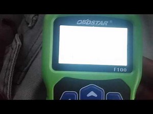 OBDSTAR F100 Ford Transit key programming with ALL KEYS LOST BYPASS