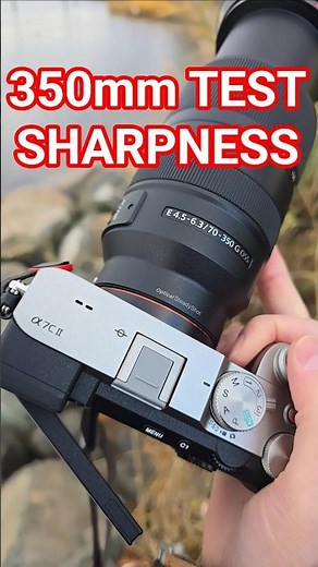 Sony 70-350mm SHARPNESS TEST Super Telephoto aps-c Lens (Sony a7Cii crop mode) #cameratest #zoomlens