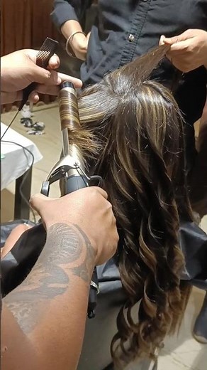 How To do tongs tongs Curls |Simply Hair style With Tongs Curls #curlingwand #stylingtools
