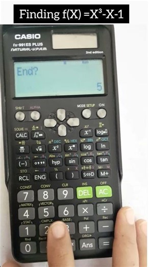 iteration method by using fx-991 es plus calculator | solving iterations in scientific calculator |