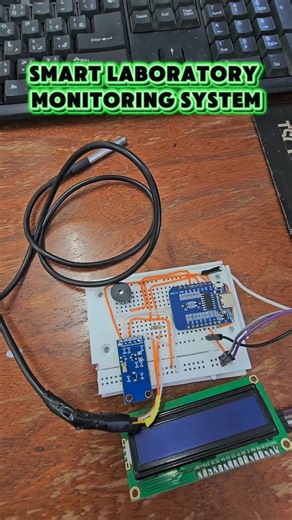 I Built a Smart Lab Monitor Using Wemos D1 Mini + Google Sheets! 🔥📊 #DIY #microteaching #IoT