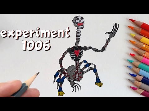 HOW TO DRAW THE PROTOTYPE EXPERIMENT 1006 ( POPPY PLAYTIME CHAPTER 2 )