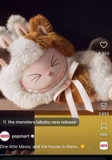 Labubu the Monsters blind box cat new release - should you buy?