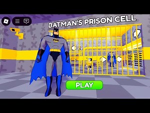 Roblox Adventure with 25 Obstacles – BATMAN PRISON RUN! (Obby)