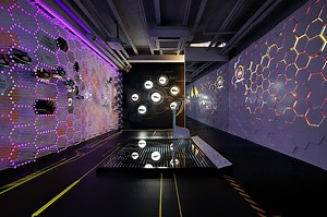 urbantainer lights up adidas flagship store with boost energy lab