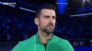 💬"I think I tactically played different today than I have in the group stage against Jannik, and just overall it was a phenomenal week." - Novak Djokovic on this title and his season. | CGTN Sports Scene