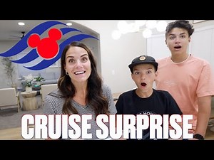 INSANE FAMILY CRUISE SURPRISE! FIRST FAMILY CRUISE ON THE DISNEY WISH CHRISTENING CRUISE