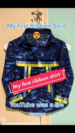 Creating My First Ribbon Shirt: A Sewing Journey