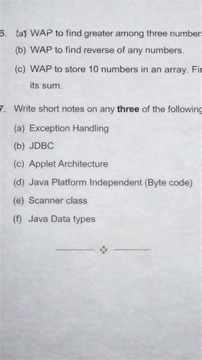 CC-3 Java prog... B.Sc.(CA) sem-2 Ranchi University...